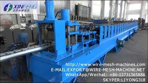 Fence peach post forming machine