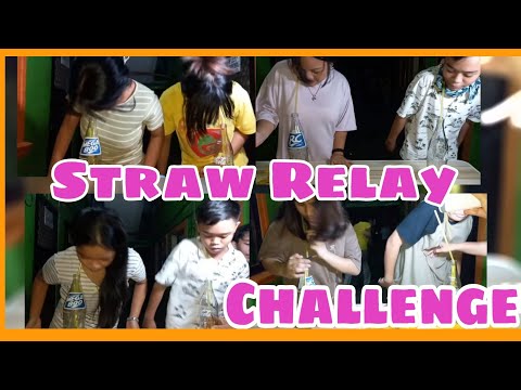 STRAW RELAY CHALLENGE🤩🤩