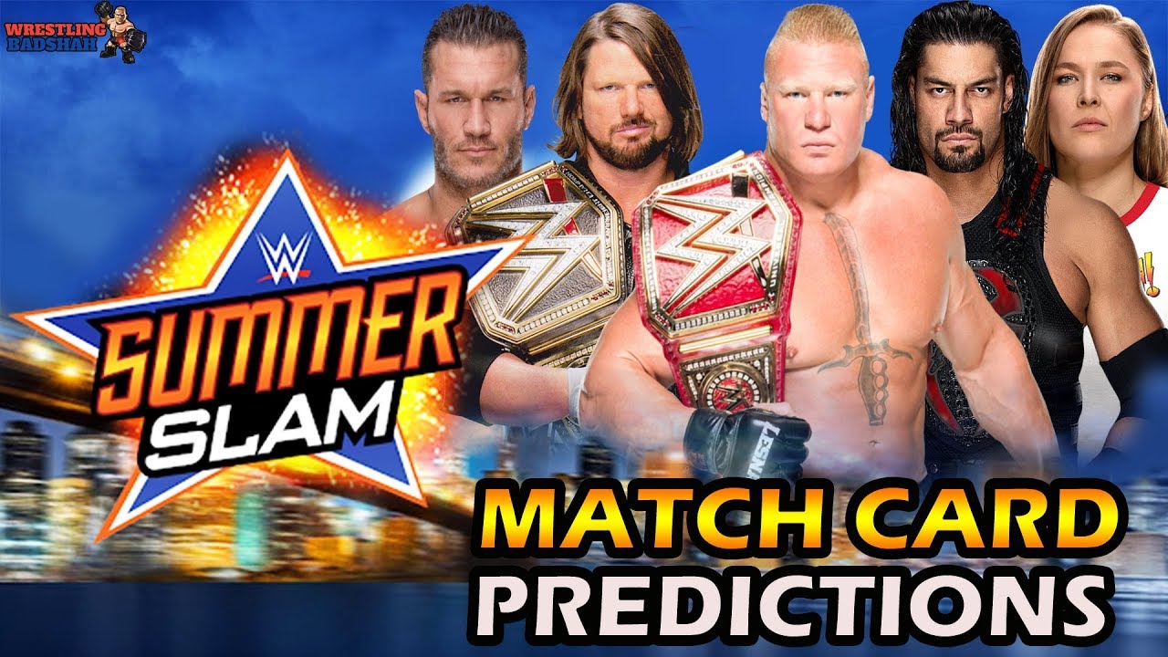 WWE SUMMERSLAM 2018 Matchcard Predictions!!! | Summerslam 2018 Matches | [Updated Matches]
