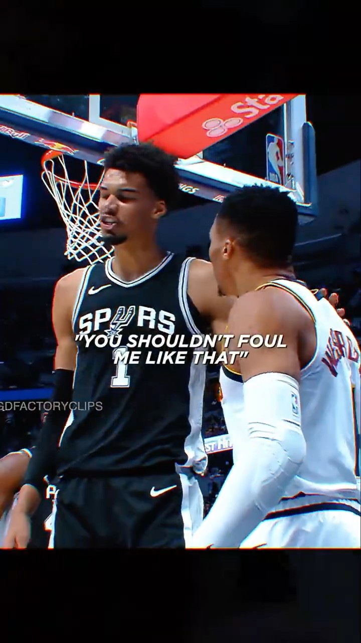 Westbrook tried to disrespect Wemby ?