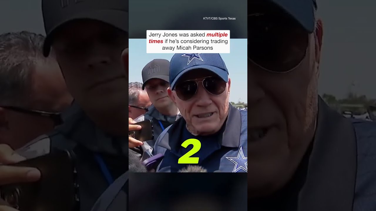 Jerry Jones Was Asked 4 Times If He S Considering Trading Micah Parsons Nfl Shorts Cowboys