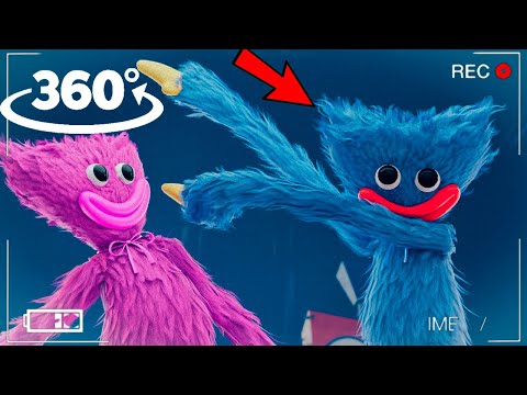 360 VR Huggy Wuggy and Kissy Missy house party!!!