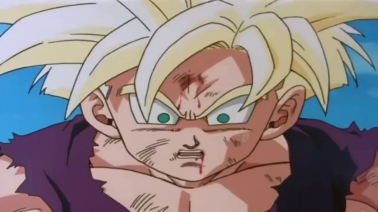 Dragon Ball Z Kai Gohan Goes Super Sayian 2 For The First Time 