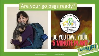 How to pack a go bag evacuation kit by Cedar Hills Ready! Disaster Prep 2,712 views 2 years ago 40 minutes