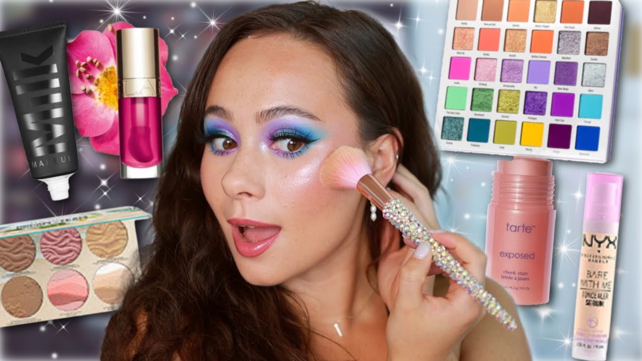 Get Ready With Me - Testing New Skincare Products & Makeup! - YouTube