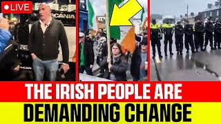 Irish People Rise In Protest Against Government