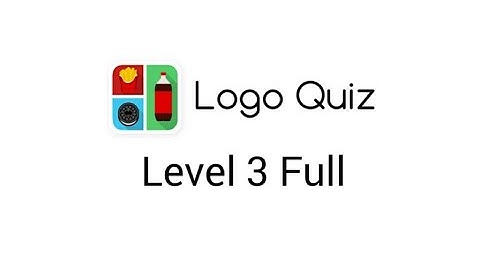 Logo Quiz: Walkthrough of Level 3(Full)