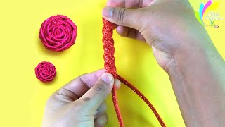 3 ROSAS DE GOMA EVA FÁCIL DE HACER - TRUCO FÁCIL PARA HACER FLORES CON FOAMI I Ideas Fantásticas