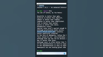 What is ZEN of Python? #shorts #python #programming