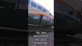 Elderly Woman Hit by Train Witness Account