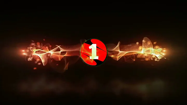 [NO COPYRIGHT ANIMATION] 5-second Countdown Timer in Fire with Sound Effect