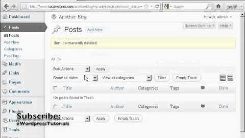 How To Clean up WordPress Blog