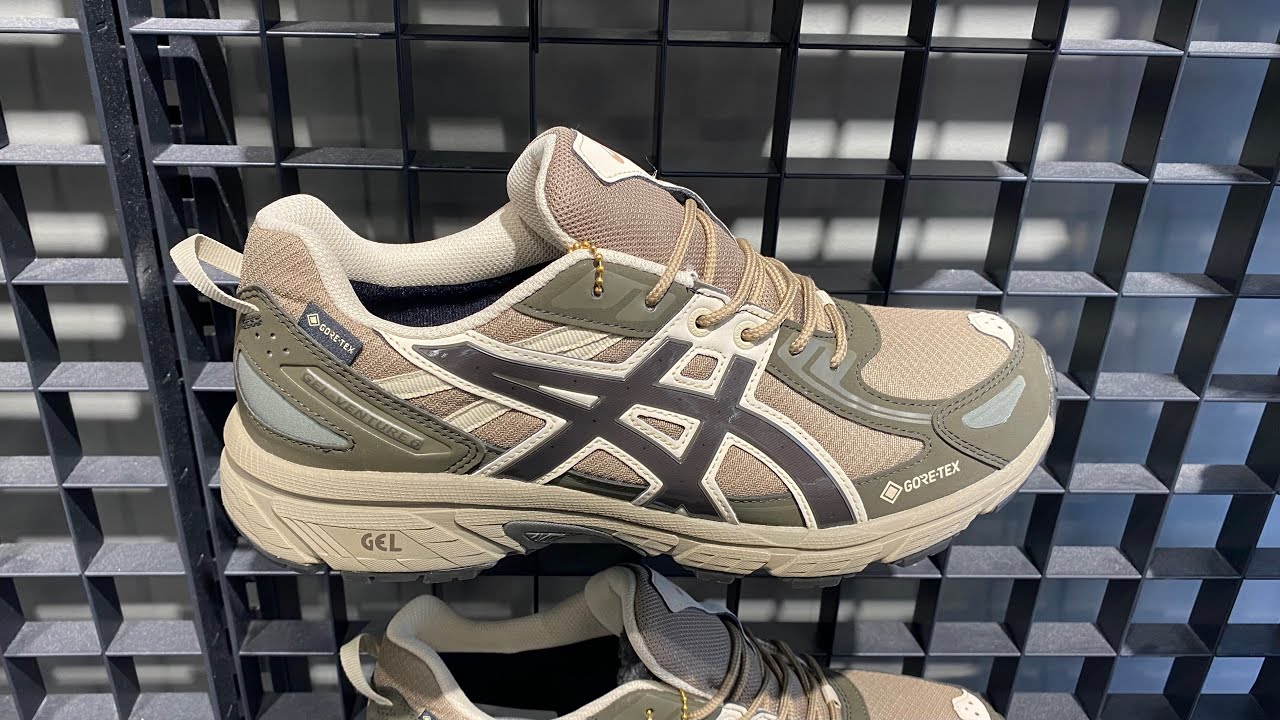 ASICS|GEL-VENTURE 6 GTX トレイルスニーカー ベージュ 人気 Asics Gel Venture 6 GORE-TEX (Pepper/Black Coffee) - Style