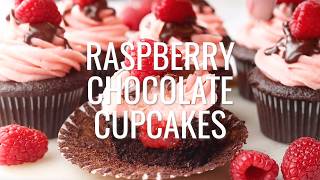 Raspberry Chocolate Cupcakes