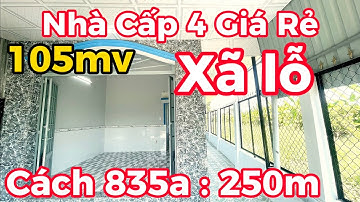 🔴 Bán Nhà Cấp 4 Giá Rẻ / 105m Xã Lỗ Cách 835a 250m / Bảo nhà đất Cần Giuộc .