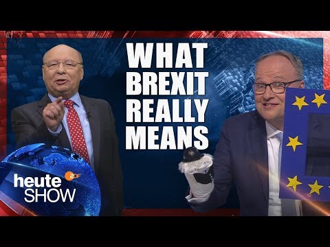 This is what Brexit REALLY means! German news satire "heute show" (English subtitles)