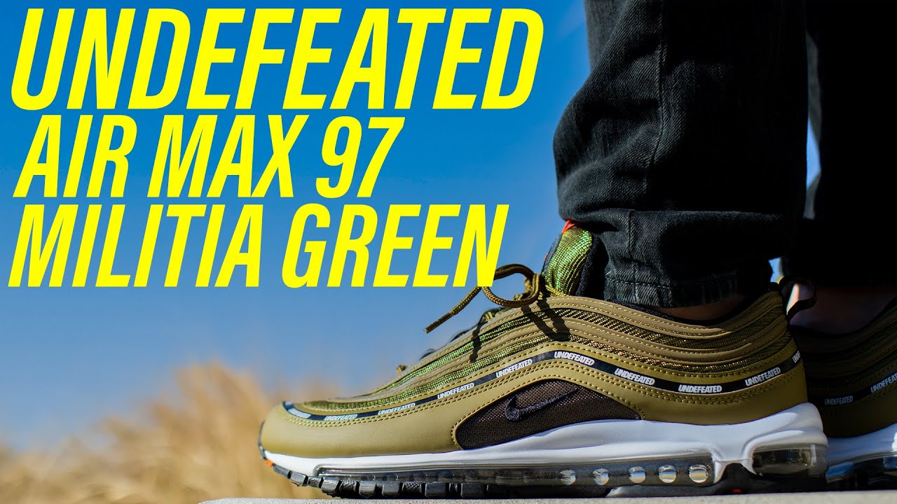 undefeated nike air max 97 green