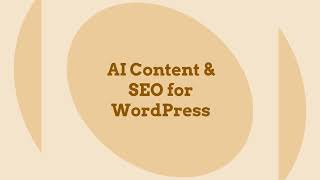 Best WordPress AI Plugin for Content, SEO, Images & Website Chat