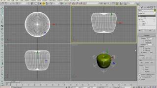 Создание яблока в 3D-Max Создание яблока в 3D-Max