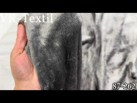 Плед-покрывало Decorator WellSoft 150х210 см однотонный Серый (87-291), видео 1