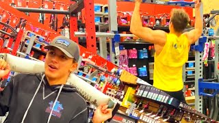 Working Out at Dick’s Sporting Goods