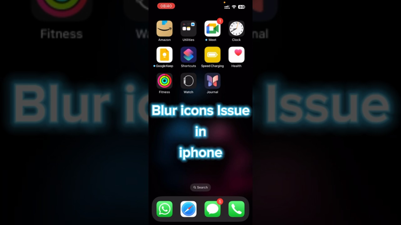 Blur icon issue in iphone 