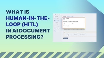 What is Human-in-the-Loop (HITL) in AI Document Processing?