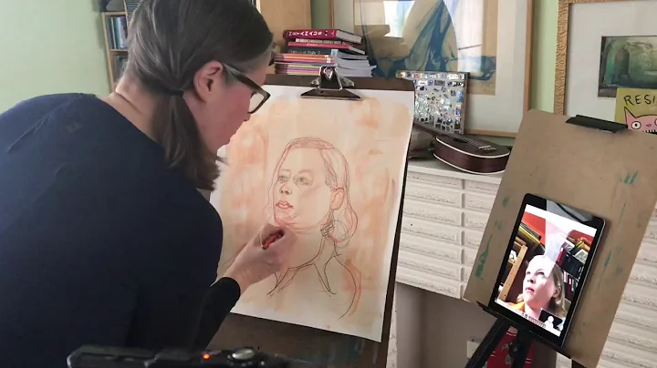 Draw a Social Distance Portrait with author/illust...