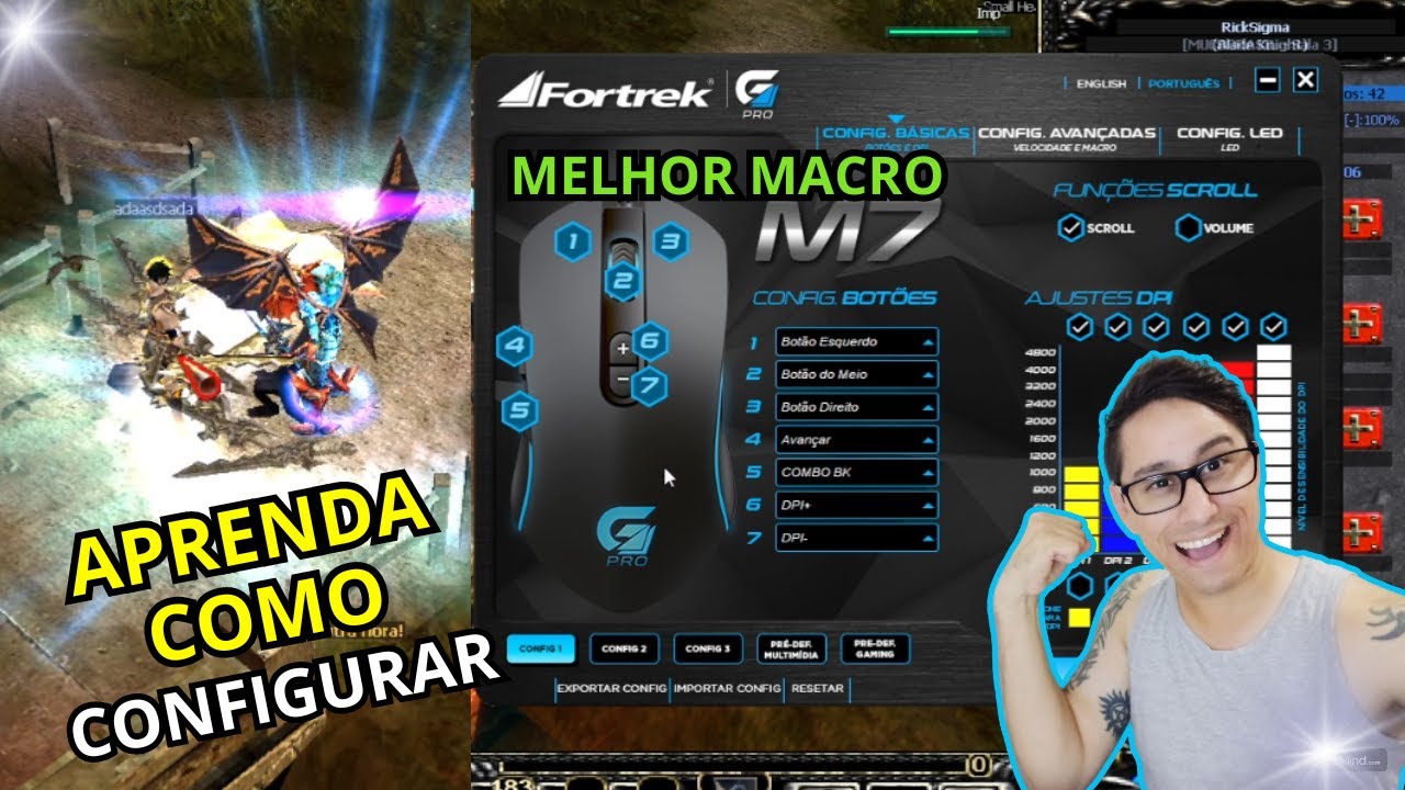 Melhor Tutorial de Como Configurar MACRO de COMBO da Classe BK |  MUCABRASIL