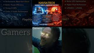 Mediatek Dimensity 9600 Vs Snapdragon 8 elite gen 6 #ytshorts #shortsfeed #navsatech #shorts