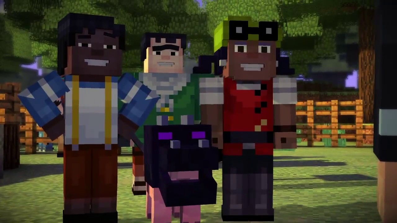 MINECRAFT STORY MODE EP 1 | FUNNY AND HAVE TO SEE MOMENTS - YouTube