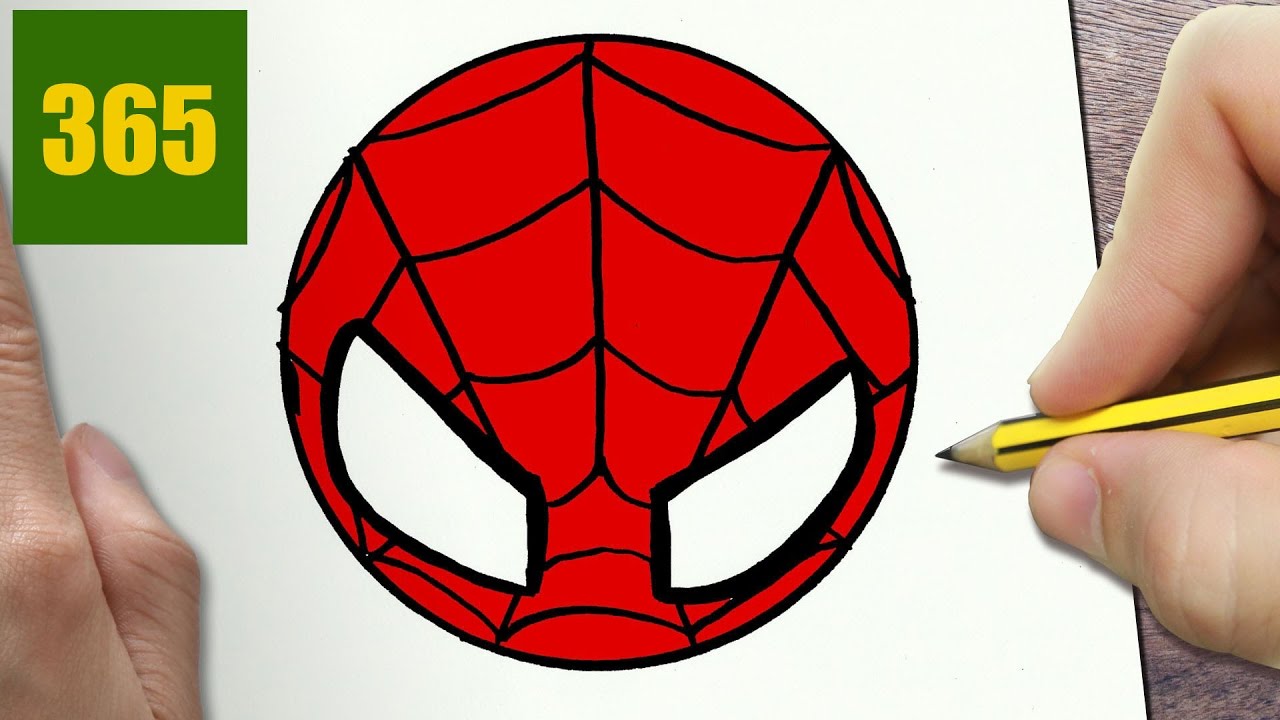 Come Disegnare Logo Spiderman Kawaii Passo Dopo Passo Disegni Kawaii Facile Youtube