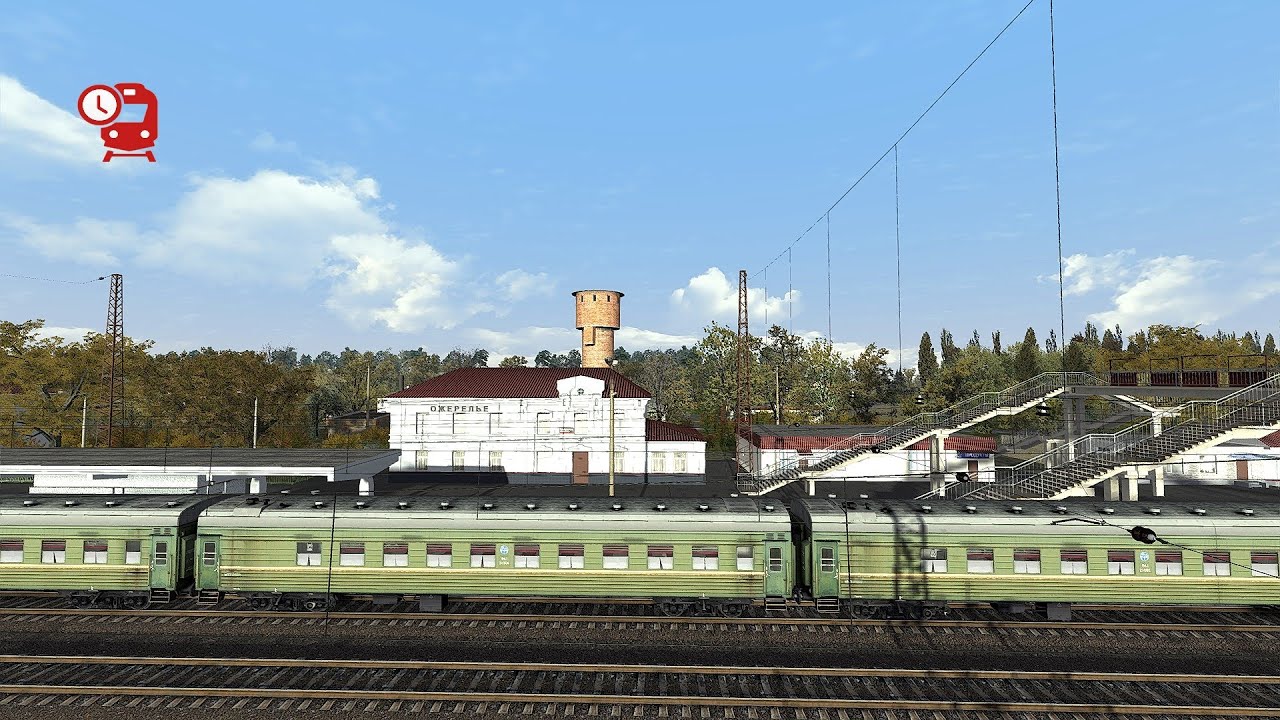 Грузовой до Венёва.Часть 1. Новомосковск - Ожерелье - Узуново. - YouTube