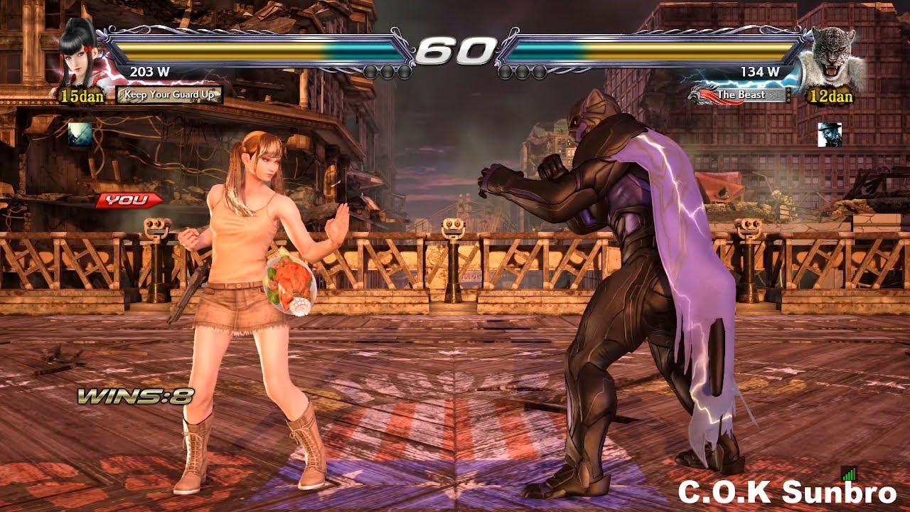 Kazumi vs Armor King Perfect throw break Online match Tekken 7 Battle