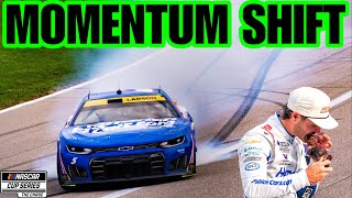 Kyle Larson leads 235 laps, overcomes Briscoe’s late race charge to win Kansas and extend point lead