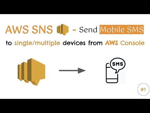 AWS SNS - Send SMS to single/multiple devices from AWS Console | AWS SNS SMS Example | AWS SNS Demo