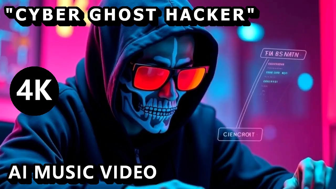 Paul Fox ft. Raven - Cyber Ghost Hacker (Official AI Music Video)
