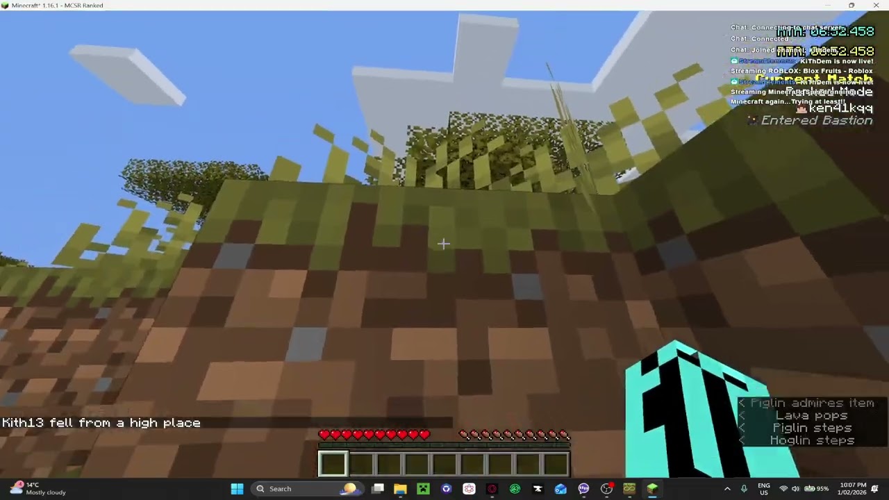 Sppedrunning MCSR Minecraft! Short Stream.