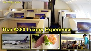 Thai Airways A380 BREATHTAKING Business Class to Bangkok, MUST SEE! [AirClips full flight series]