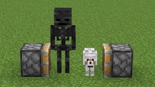 How to make new skeleton wolf | Minecraft
