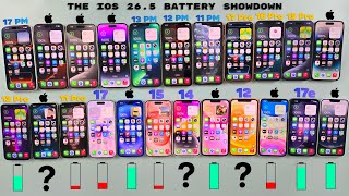 THE iOS 26.5 ULTIMATE BATTERY DRAIN TEST 🔥