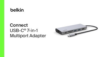 Belkin Connect USB-C® 7-in-1 Multiport Adapter