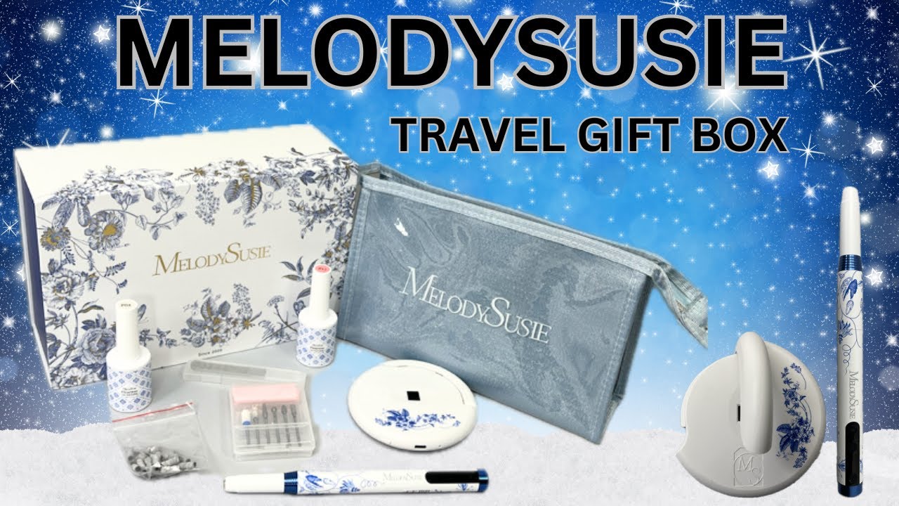 MELODYSUSIE PM170F TRAVEL GIFT BOX | CORDLESS NAIL EFILE | CHRSITMAS GIFT IDEA@MelodySusieOfficial