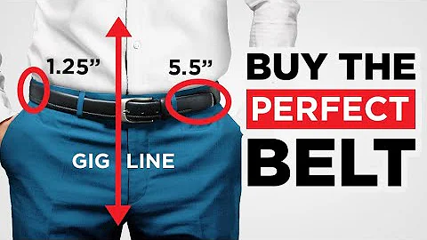 How To Buy The PERFECT Belt (Belt Size, Belt Type, Belt Matching)