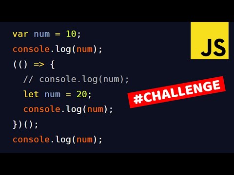 Guess the Output JavaScript Challenge | Variable Scope, Hoisting & ReferenceError