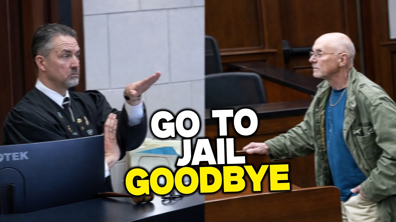 Man Walks Into Court drunk and Judge Sends Him Straight to Jail - YouTube