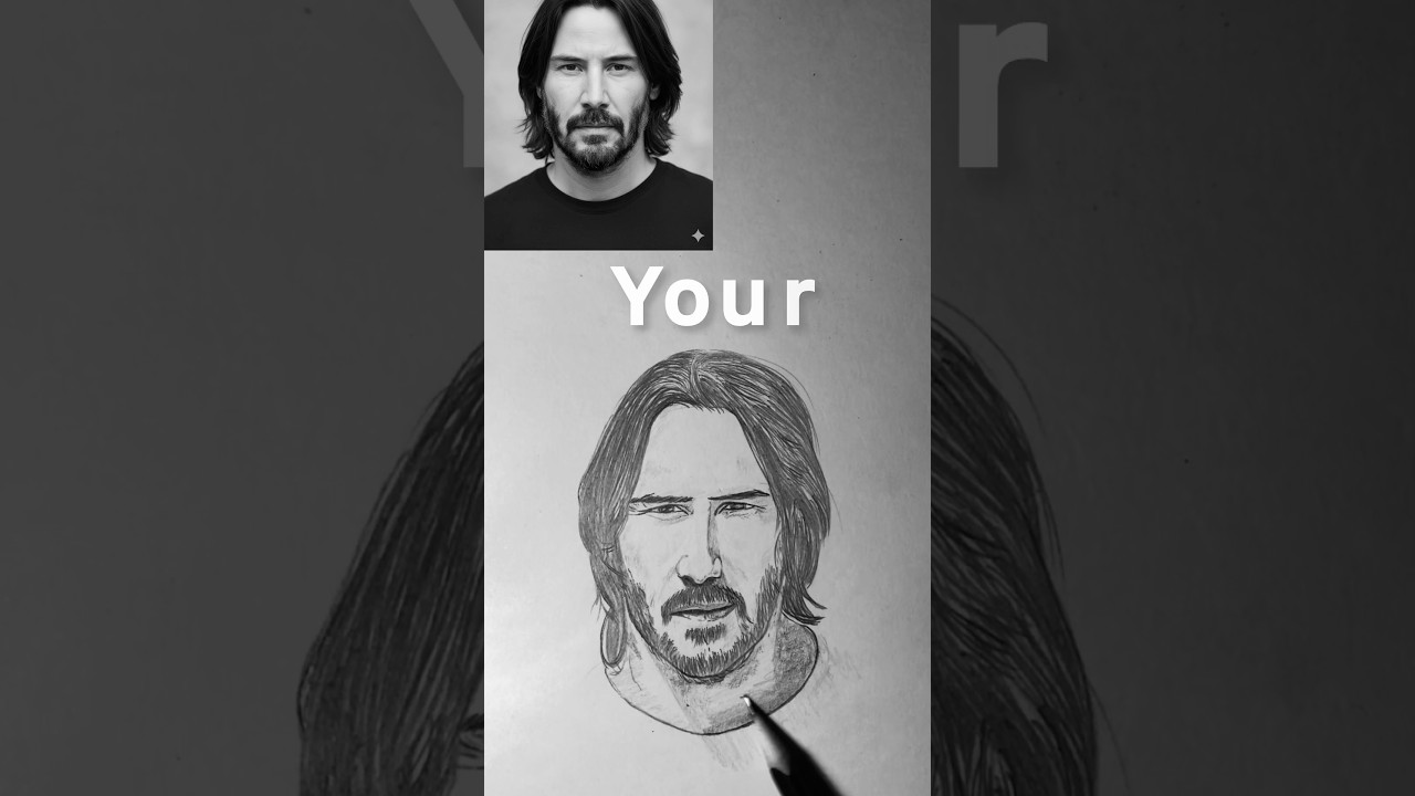 Keanu Reeves how to draw