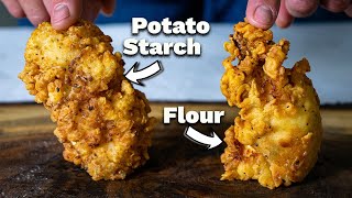 Should you be frying in POTATO STARCH or FLOUR?