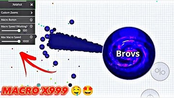NEW AGARİO 2.25.0 MACRO ZOOM X8SPEEDER MOD MENU🍫🌠 *TUTORİAL*Macro Speed X9999 (Snay.io)