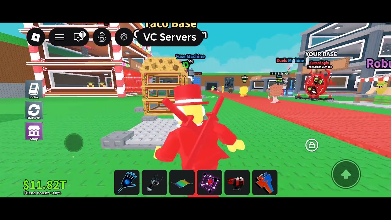 Steal a brainrot and friends 